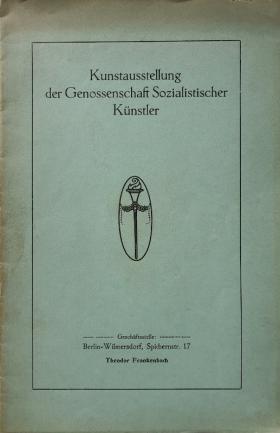 Kunstausstellung der Genossenschaft Sozialistischer Künstler