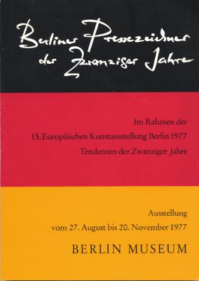 Berliner Pressezeichner der Zwanziger Jahre