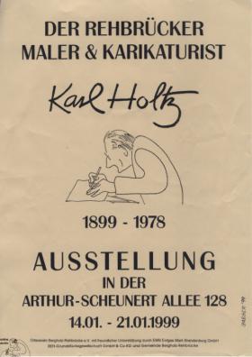 Der Rehbrücker Maler & Karikaturist Karl Holtz